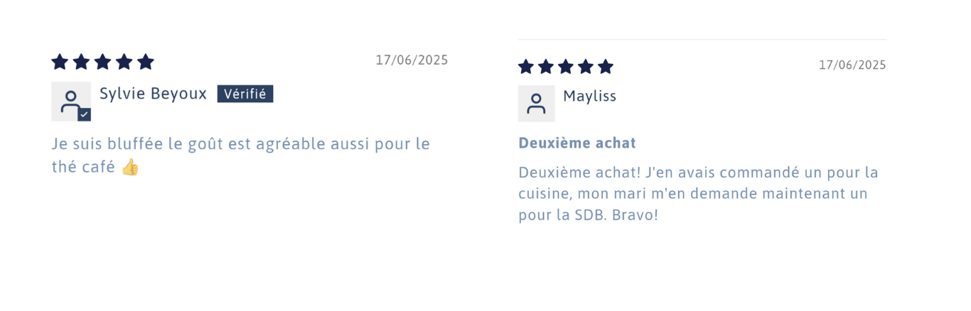 Filtre à eau O'Evea + cartouche filtrante 8 actions