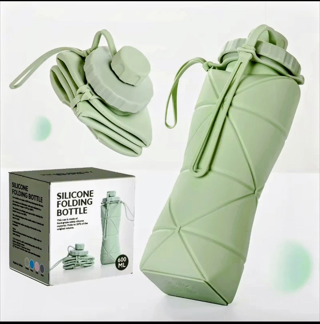 Gourde pliable en silicone